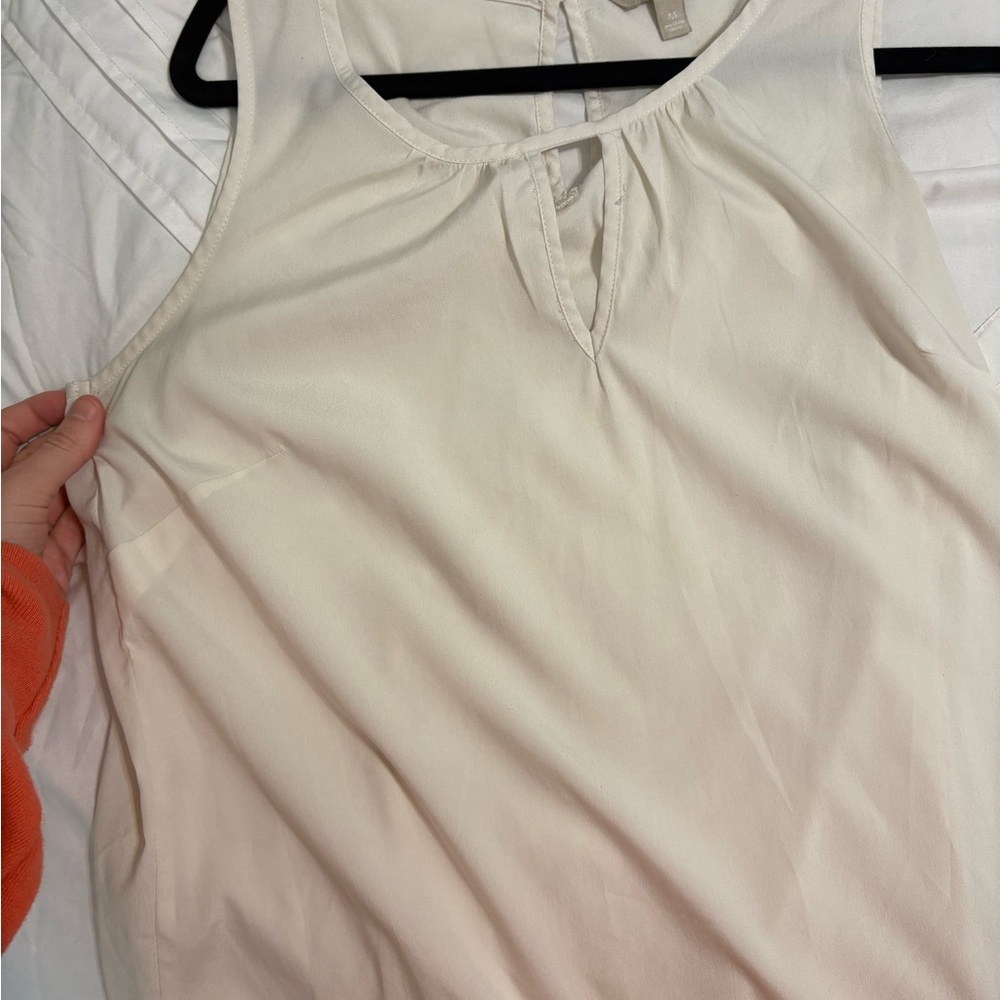 Banana Republic Cream Tank Top